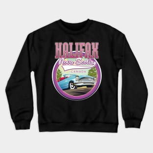 Halifax Nova Scotia travel logo Crewneck Sweatshirt